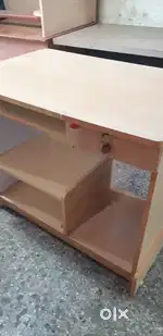 A big computer table