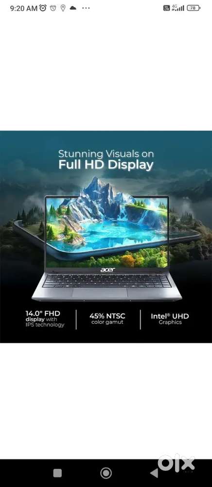 Laptop acer