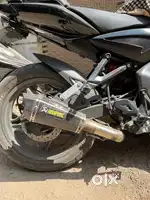 Akrapovic exhaust with db killer smooth sound
