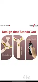 Want to sell Kenstar BLDC Ceiling fan in selad pack condition