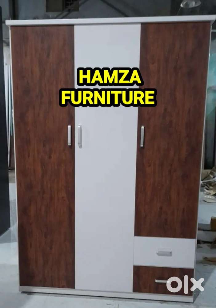 HAMZA FURNITURE New designer stylish look particle wood wardrobe