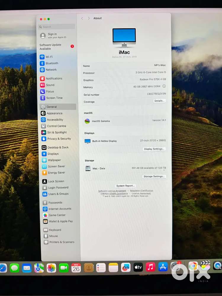 Mac system rarely used 5k display
