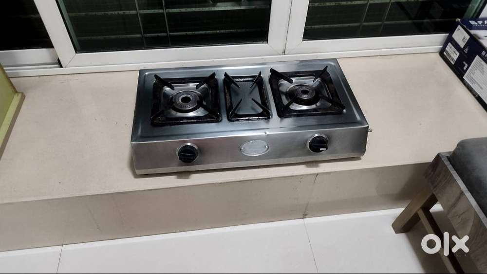 Steal Gas stove 2 burner