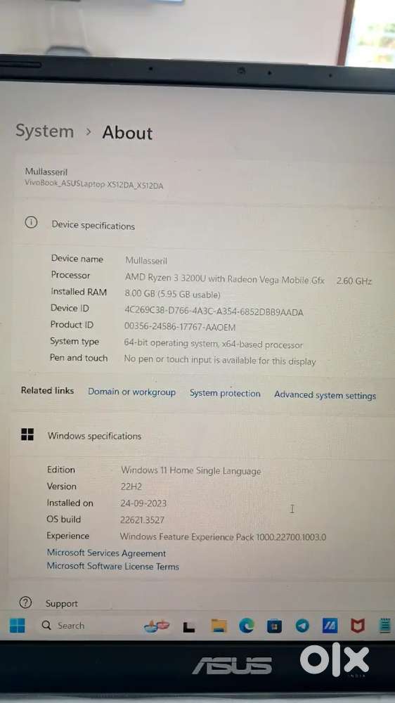 ASUS LAPTOP FOR SALE