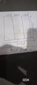 Puja colony Mangal bajar mein 33 Gaj ke 3 plot hai 20fit ki Gali Ha