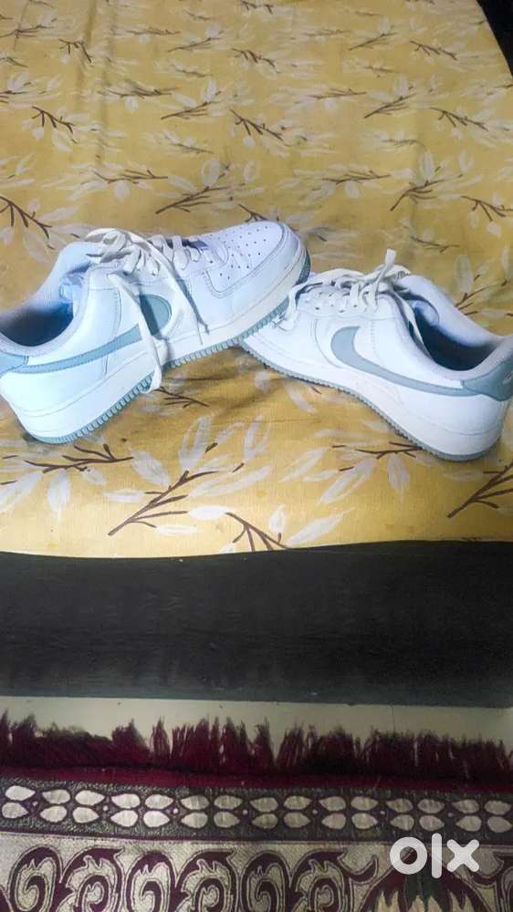 Nike Air force light grey sneakers 100% OG shoe UK 8 size