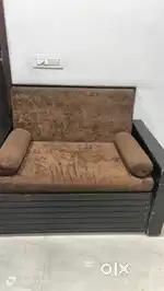 SOFA CUM BEB HEAVY WOOD WITH BED BOX