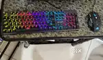Gaming RGB lightning Mechanical Wired key board & mouse combo