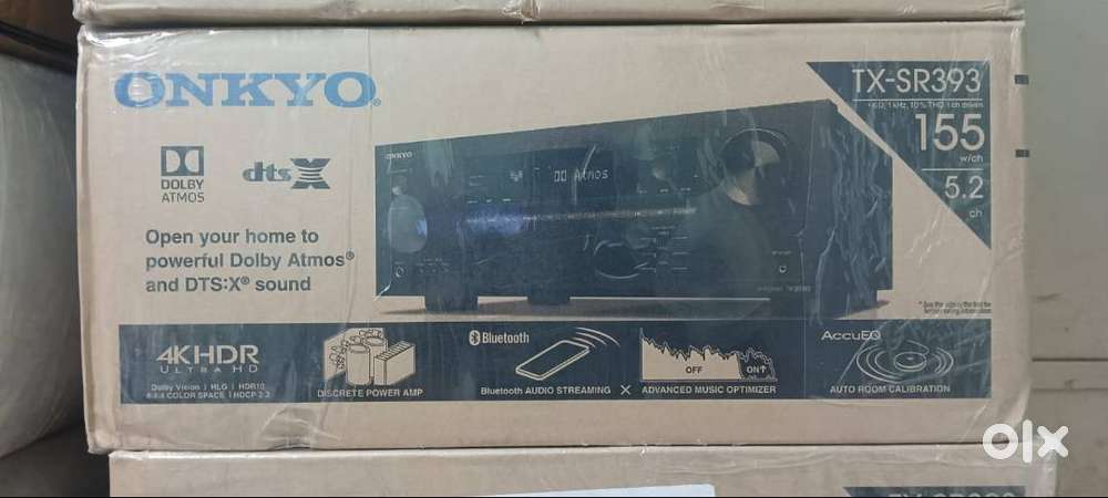 Onkyo TX-SR393 5.2 Channel AV Receiver with Bluetooth and Dolby Atmos