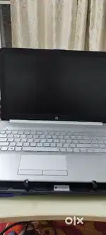 hp laptop in grey colour