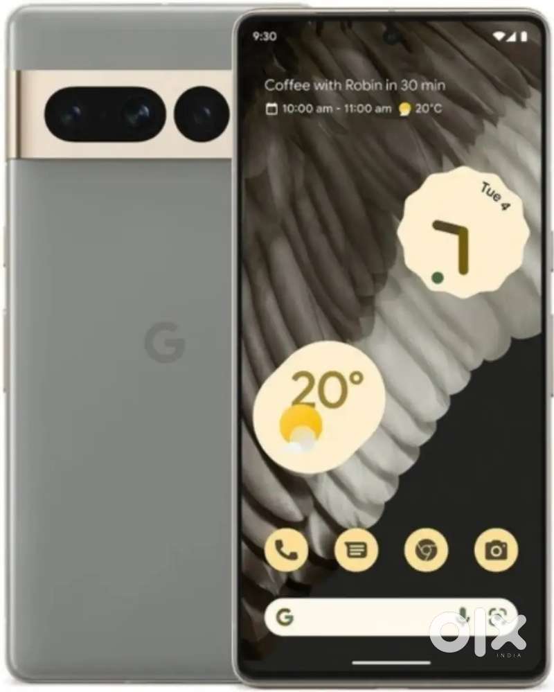 Google pixel 7 pro with bill and box