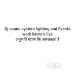Dj sound system lighting or events ka kam karne k liye