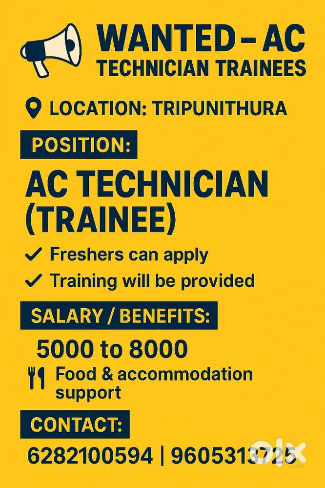 AC Technican trainee's