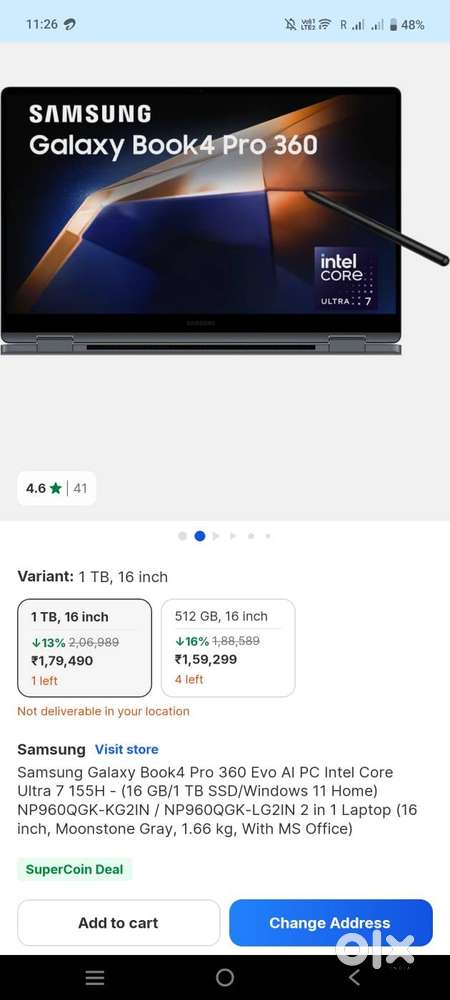 Samsung Galaxy Book4 Pro 360