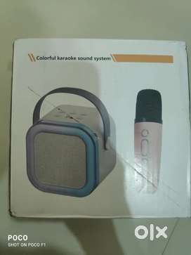 Colourful karaoke Sound system