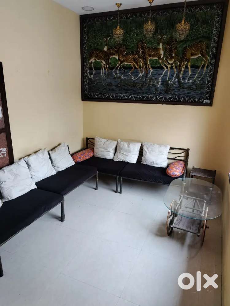 A sofa set ,table and antique tea table for home and garden also