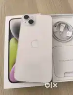 Selling my 4 months old I phone 14 in white colour/.Need urgent money