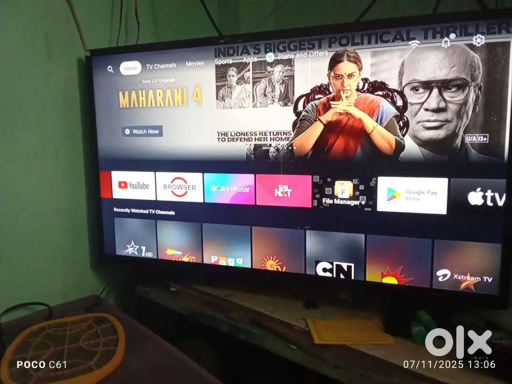 New aiwa 43 inch TV smart TV good working condition