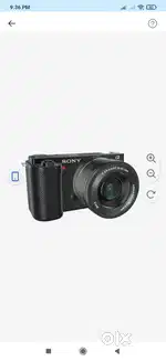 Sony zve10 vlogging camera with 16/50 mm lens