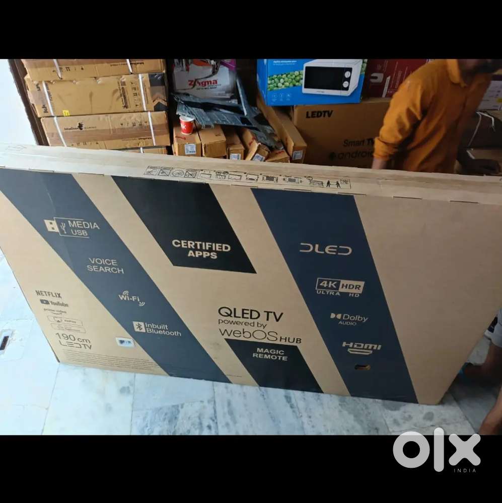 60 LG WEBOS SMART QLED TV 4K SLIM BEZEL-LESS MODEL WITH MAGIC REMOTE