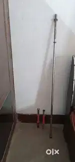 Gym barbell and dumbell rod..