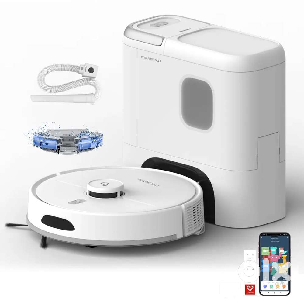 Wifi operated Robot cleaner powerful vacuum suction of 10000