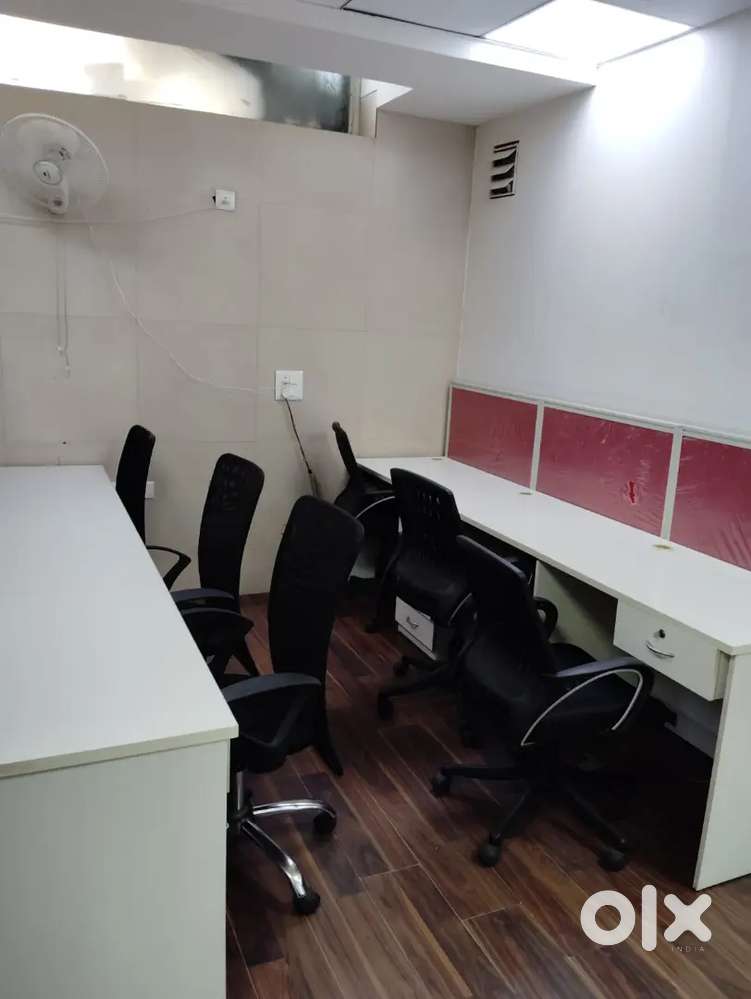 2 Cabin's with Workstation's fully furnished office space
