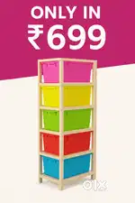 5x Modular Wardrobes In just ₹699