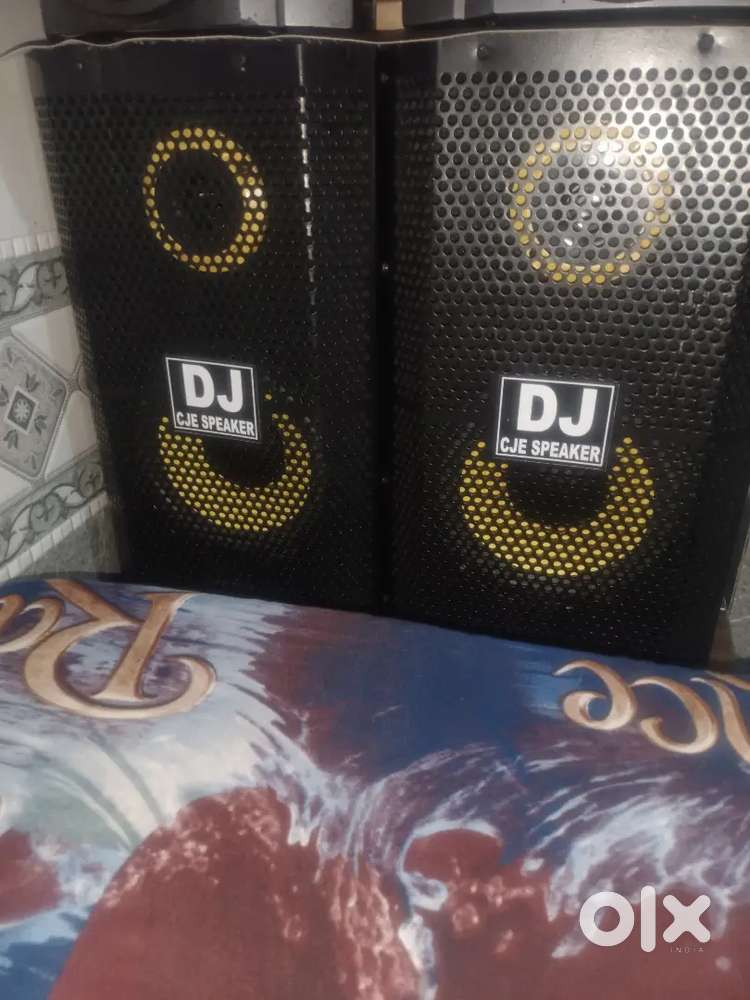 8 inches small DJ speaker  only 3 manth old