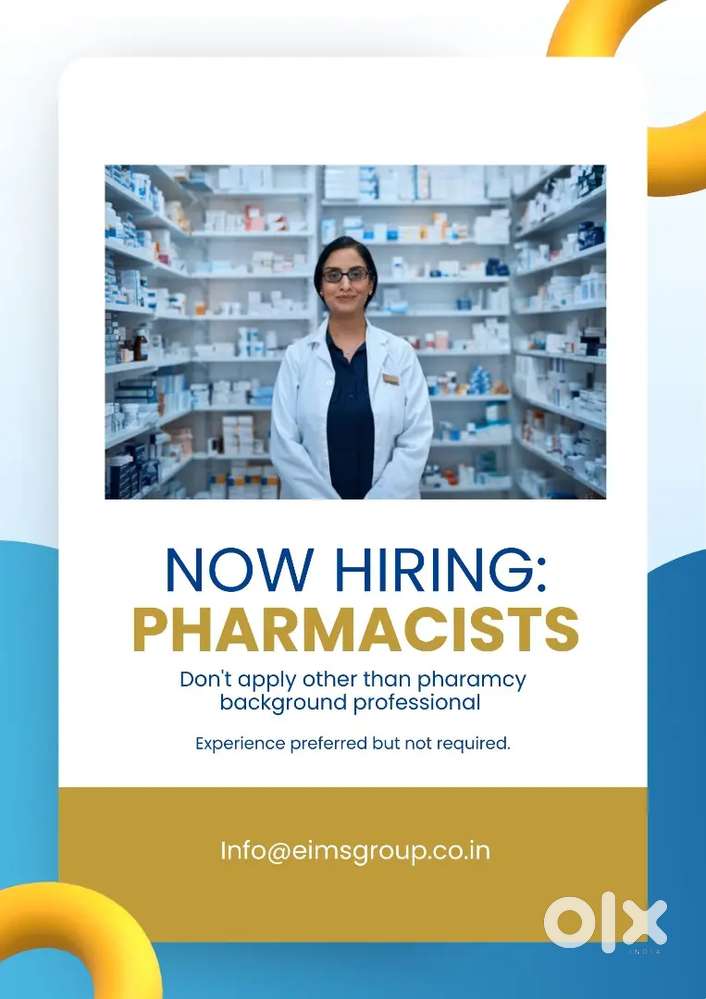 Pharmacist job vacancy available marine drive kochi