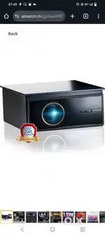Egate Android Projector 4K HD. Fully Automatic