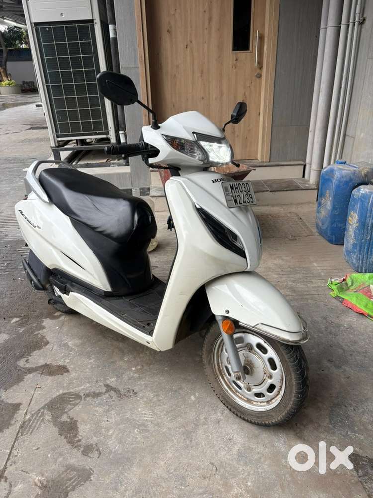 Scooter is in good condition next to new