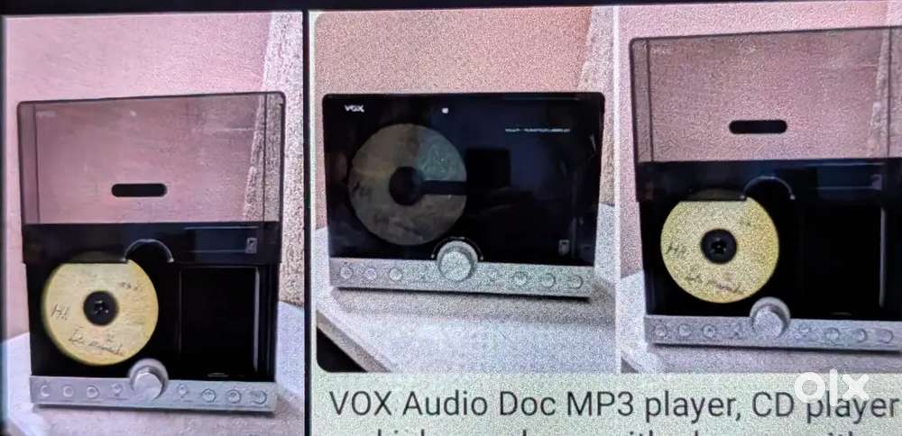 VOX Audio Doc CD MP3, FM Player, iPhone Player with charger