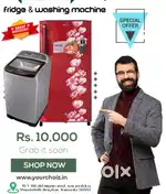 Buy used washing machine online at affordable price. Get top brand