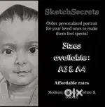 Custom Pencil Sketch | Hand-Drawn Portrait | Face Drawing