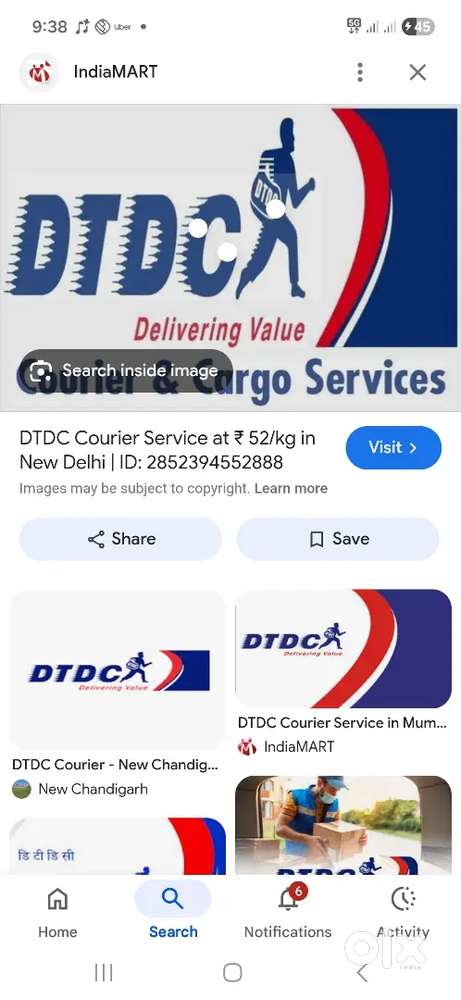 Delivery and pick up