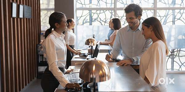 Need Receptionist For 4 star Hotel in Chavara