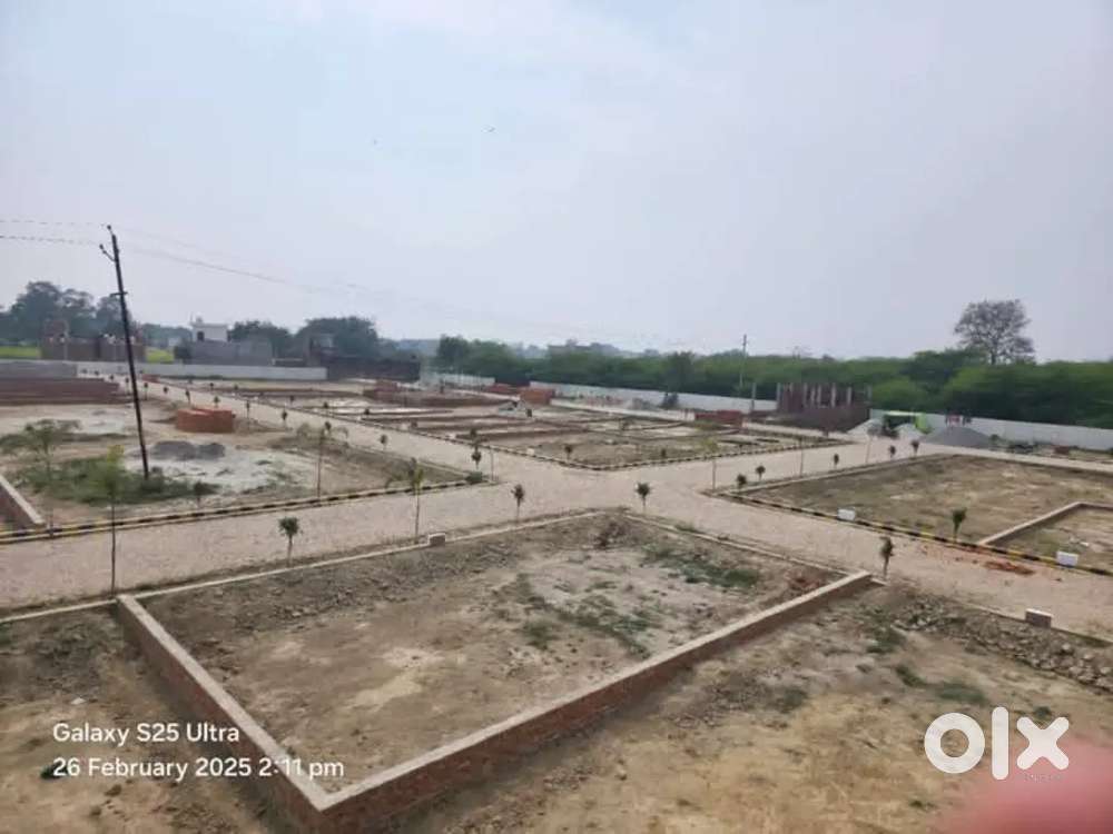 गैटेड सोसाइटी मे प्लाट ले लखनऊ मे आउटर रिंग रोड पे बैंक लोन