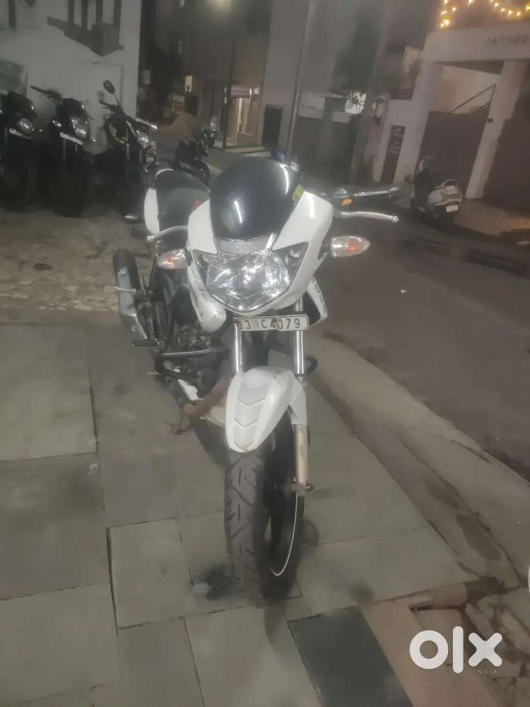 TVS Apache RTR digital meter showroom condition Rajkot passing