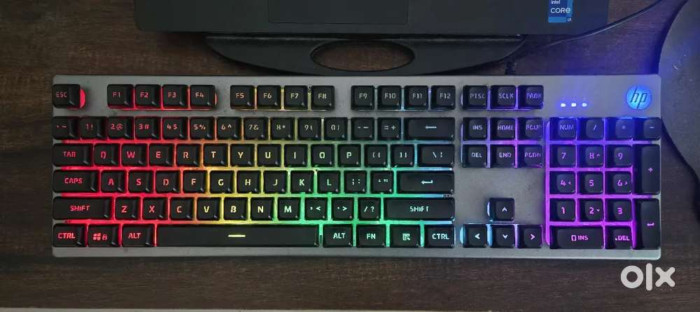 HP K500F Backlit Membrane Wired Gaming Keyboard