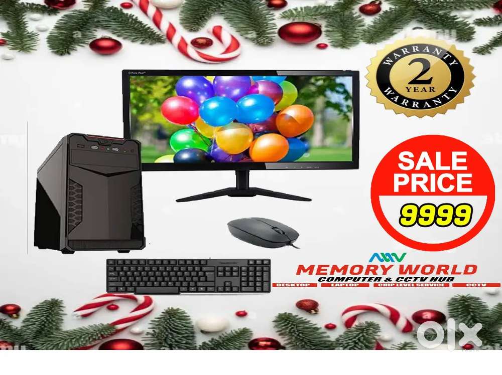 Christmas sale new desktop combo set with warrenty only