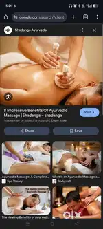 Weight loss and massages