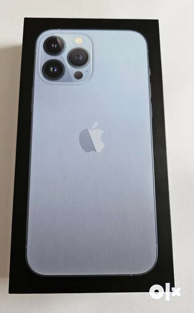 iPhone 13 Pro Max, Sierra Blue, 128 GB.