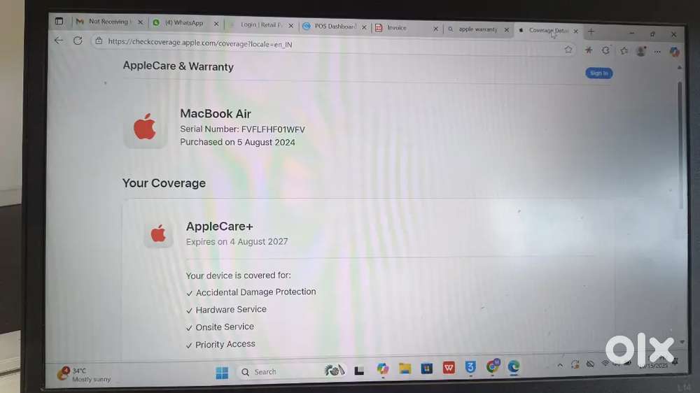 Apple Macbook Air M1