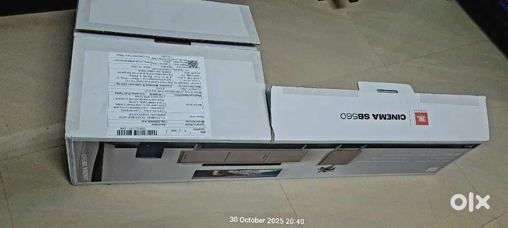20 days old JBL 3.1ch Soundbar SB560