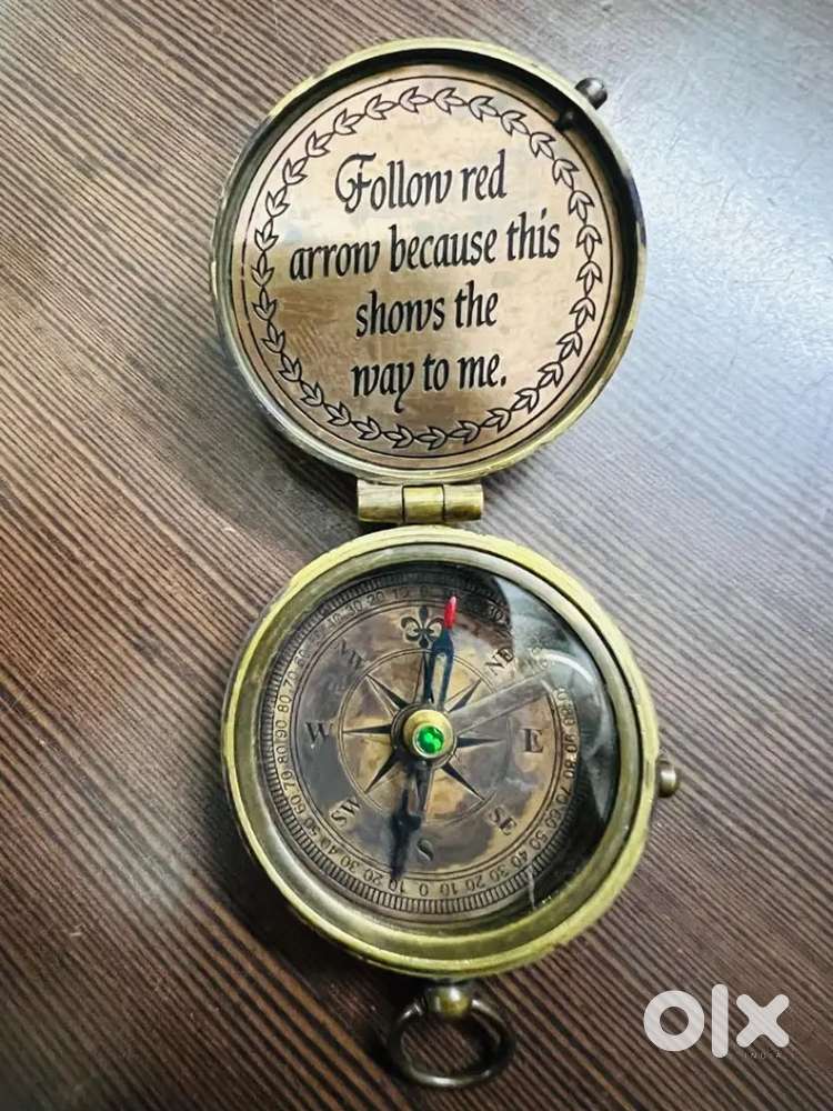 Antique Brass copper East India Company 1818 compass