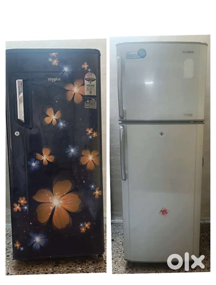 Whirlpool 190L 3 Stars & Samsung Double Door Fridge For Sale
