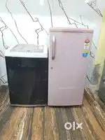 Lg single door refrigerator and lg turbo drum top load washing machine