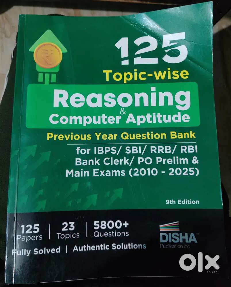 Reasoning & computer aptitude of (disha publication)