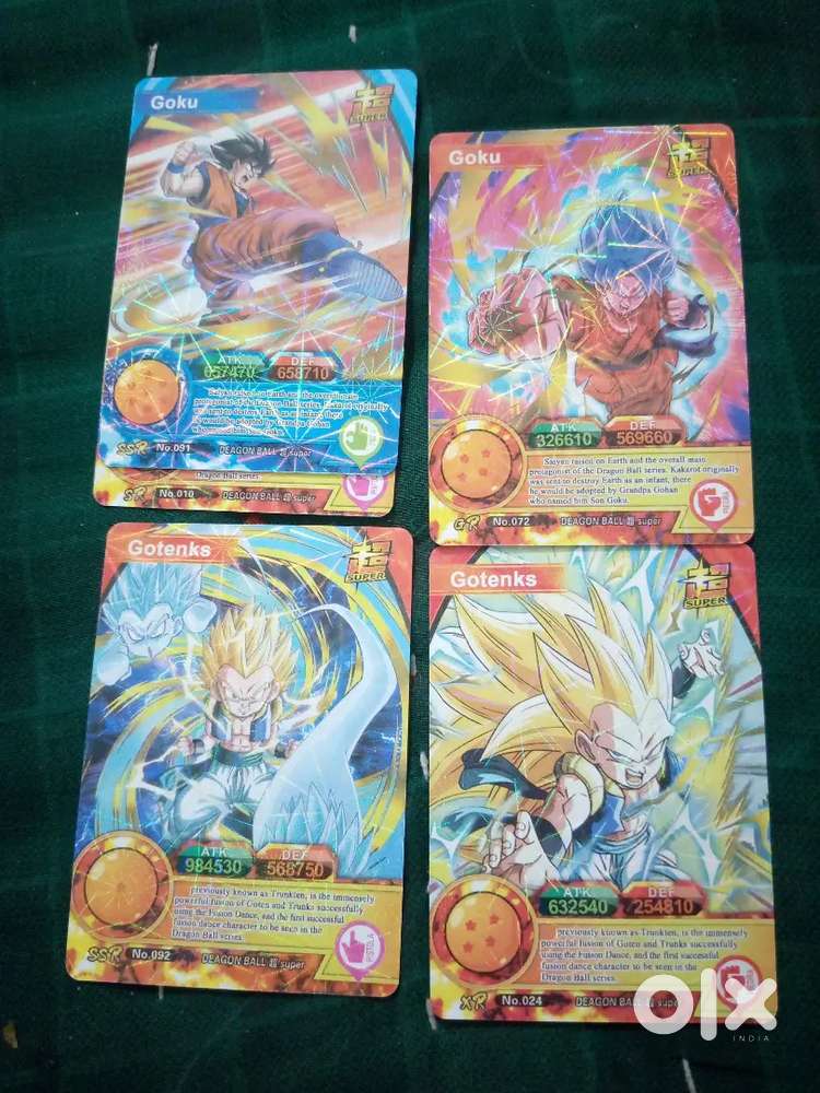 Dragon ball trading cards